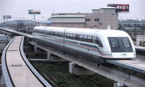 Changing tracks on the Shanghai Maglev - Checkerboard Hill