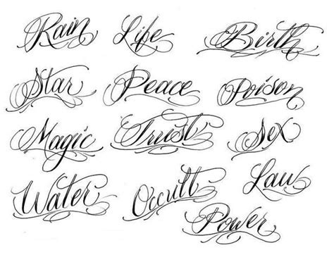 14 best Tattoo Lettering images on Pinterest | Lettering, Fonts and ...