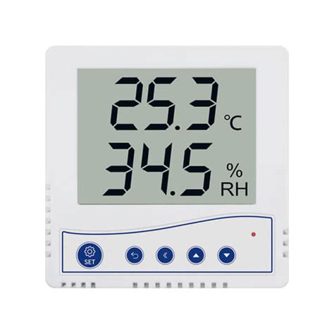 Indoor 86 size temperature humidity sensor with smart alarm