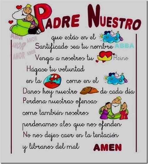 padre nuestro | Oraciones para niños, Padrenuestro, Oraciones