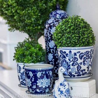 We have the best selection of ceramic planters in right now. You know what they say about blue ...
