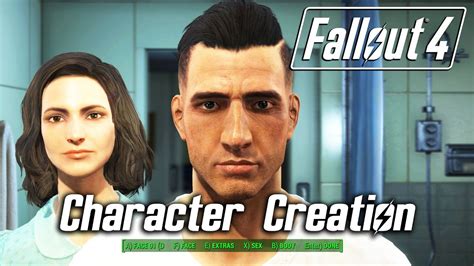 Fallout 4 - Character Creation (All Options) - YouTube