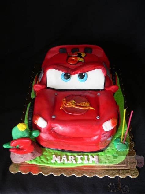 Mcqueen Cars - Decorated Cake by BBD - CakesDecor