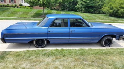 Blue & Black 1964 4 Door Hard Top Sedan Impala Fully Restored for sale ...