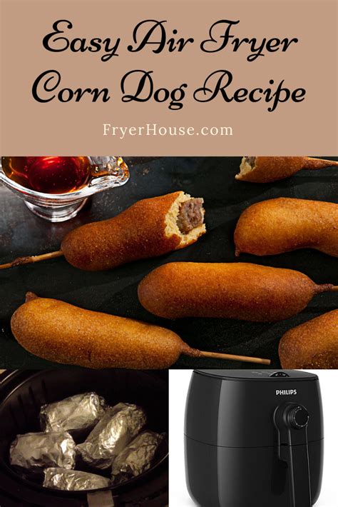 Easy Air Fryer Corn Dog Recipe | A Healthy Twist To a Classic Snack