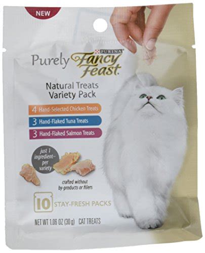 Purina Fancy Feast Purely Natural Variety Pack Cat Treats 1.06 Oz. Pouch | Pricepulse