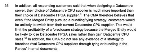 Intel's Dominant Market Share Buffer For AMD & Xilinx Product Bundling Believes British Body