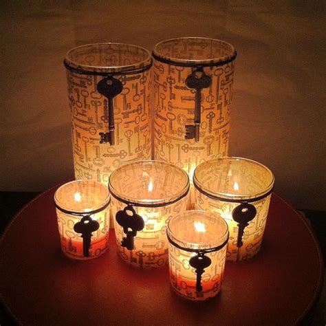 Decorating Glass Candle Holders | Decorating glass candle holders, Diy candle holders, Creative ...