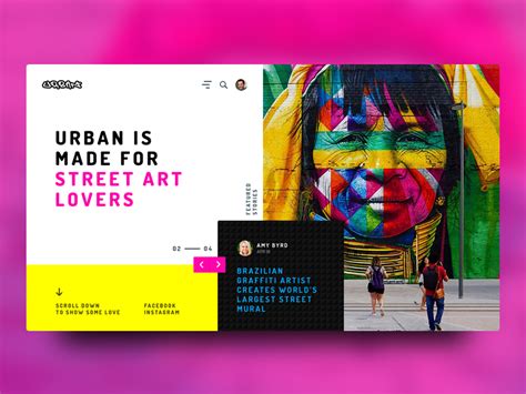 Urban - Street Art Magazine by Luis Costa on Dribbble