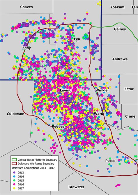 Permian Basin Map, acreage map, company map