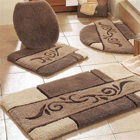 luxury-bathroom-rug-sets.jpg (1000×1000) | olga Hernandez | Pinterest | Brown bathroom ...