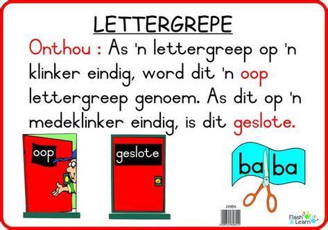 Lettergrepe Available in Afrikaans only | Phonics song, Afrikaans ...