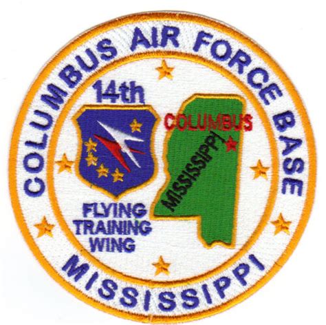 USAF AFB PATCH, COLUMBUS AFB MISSISSIPPI, 14TH FLYING TRAINING WING Y | eBay