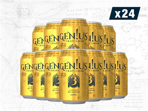 Buy Low Carb Beer Online | Lager & IPA | Genius Brewing