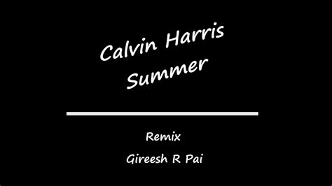 Calvin Harris - Summer Remix - YouTube