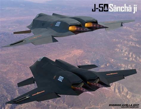 Rodrigo Avella - J-50 Trident - Sixth Generation Fighter