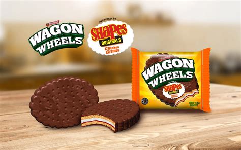 Arnott's Wagon Wheels Inspired by Chicken Crimpy Shapes