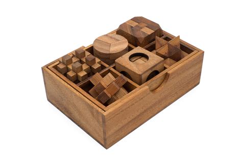 Wooden Mini Puzzles | Set of six puzzles (WG-263)