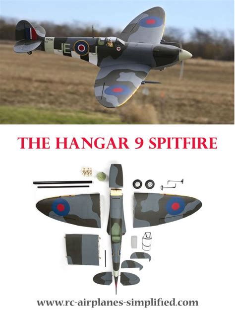 The Hangar 9 Spitfire RC Planes and Parts | Hangar, Focke wulf fw 190, Interceptor