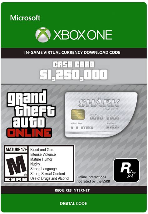 Купить Grand Theft Auto Online: Great White Shark Card (Xbox One)