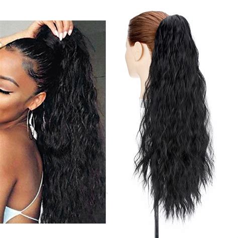 Benehair Real Thick Clip in Ponytail Hair Extensions 100% Natural Claw ...