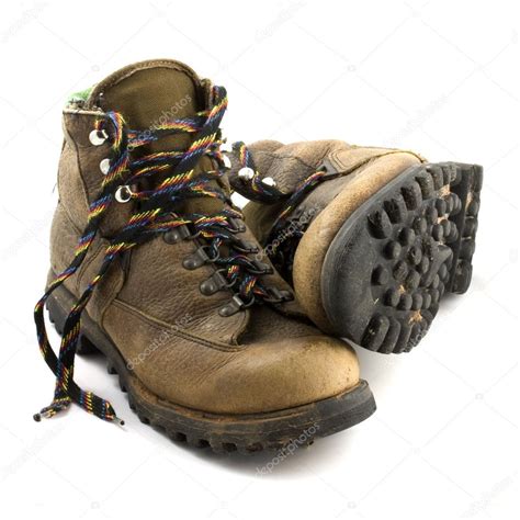 Old heavy hiking boots — Stock Photo © PixelsAway #2433930