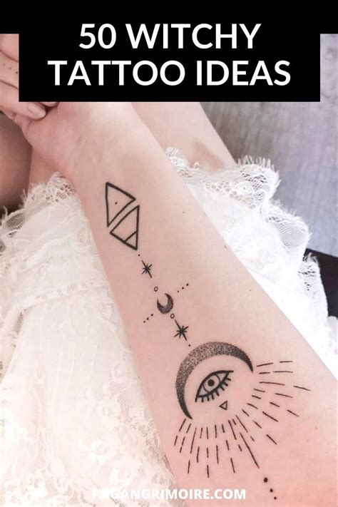 50 Witch Tattoos To Inspire Your Next One | Witch tattoo, Pagan tattoo, Wicca tattoo