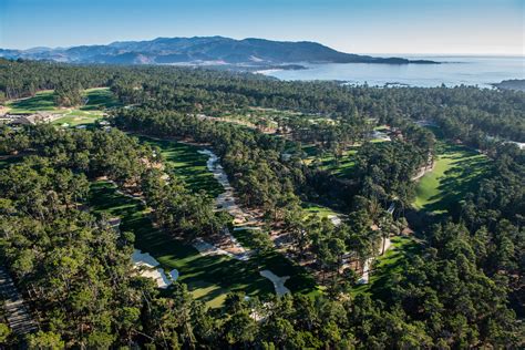 Poppy Hills Golf Course, Aerial - Joann Dost Golf Editions