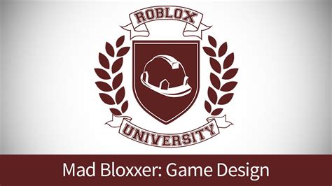 Mad Bloxxer 1: Envision and Design Your Game (ROBLOX U Tutorial) - YouTube