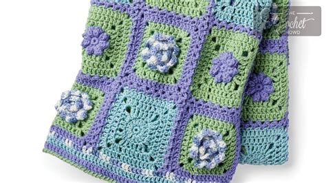 3 Magnificent Ideas of the Free Crochet Rose Afghan Pattern Stitch Along Crochet Spring Garden ...