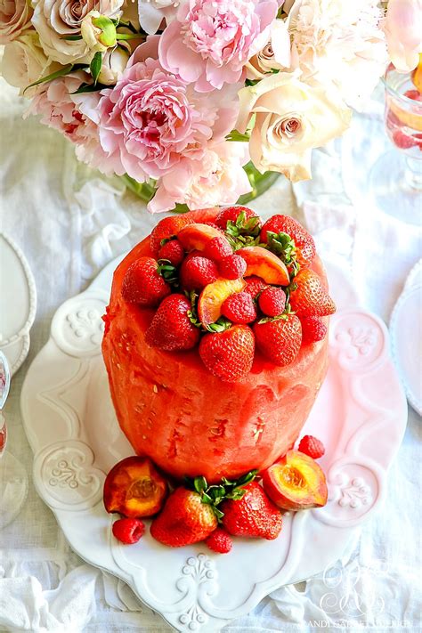 Tips to Glam up your Summer Entertaining + Fresh Watermelon Cake - Randi Garrett Design