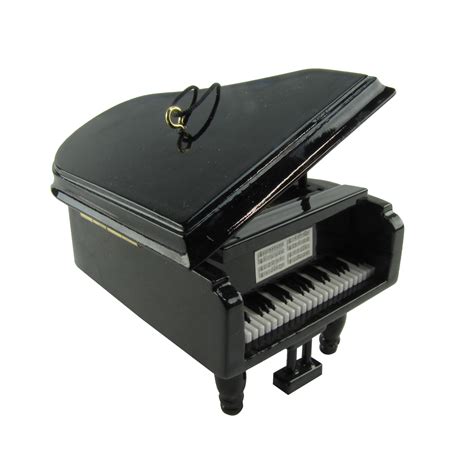 Miniature Baby Grand Piano Musical Instrument Tree Ornament Topper/Teacher Gift - Walmart.com