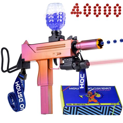 Buy Automatic Gel Ball Blaster - Electric Gel Blaster - Gel Splatter Ball Blaster - Pink Gel ...