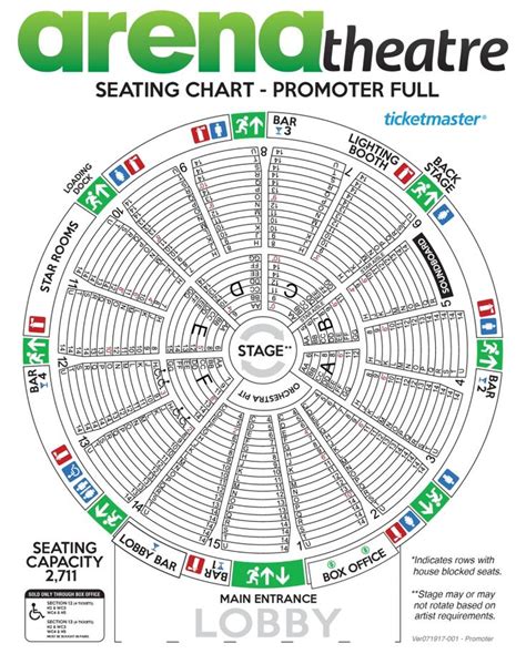 arena theatre houston seating chart