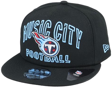 Tennessee Titans NFL 20 Draft Alt 9Fifty Black Snapback - New Era caps - Hatstore.no