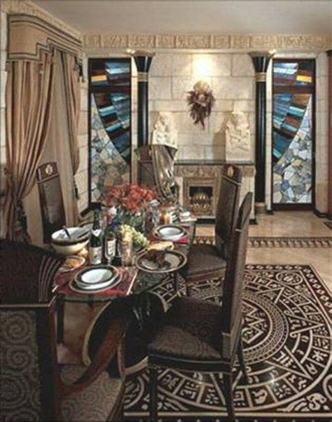 Dining Room Egyptian Style Interior Designs For Homes : Egyptian Within Egyptian Style Interior ...