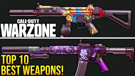 Call Of Duty WARZONE: TOP 10 BEST WEAPONS & SETUPS To Use! (WARZONE ...