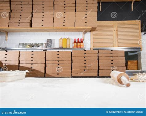 Boxes for Pizza. the Concept of Food Delivery Stock Photo - Image of meal, icon: 278820752