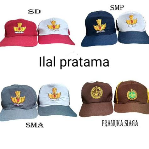 Uniform Hats For Junior High School Junior High School PRAMUKA SIAGA | Shopee Malaysia