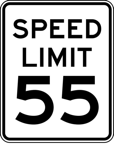 speed limit sign 55 - Google Search | Speed limit signs, 55th birthday ...