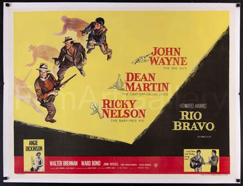 Rio Bravo Movie Poster | British Quad (30x40) Original Vintage Movie Poster