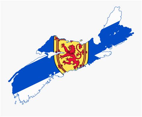 Nova Scotia Flag Province , Free Transparent Clipart - ClipartKey