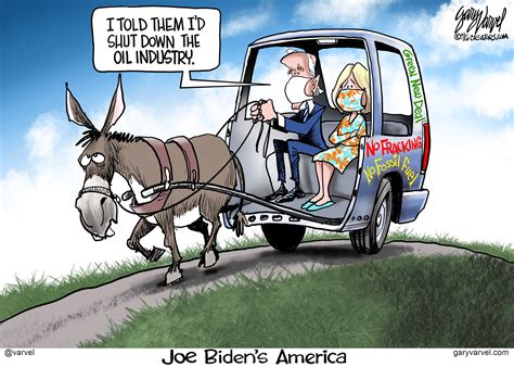 Political Cartoon U.S. Biden oil | The Week