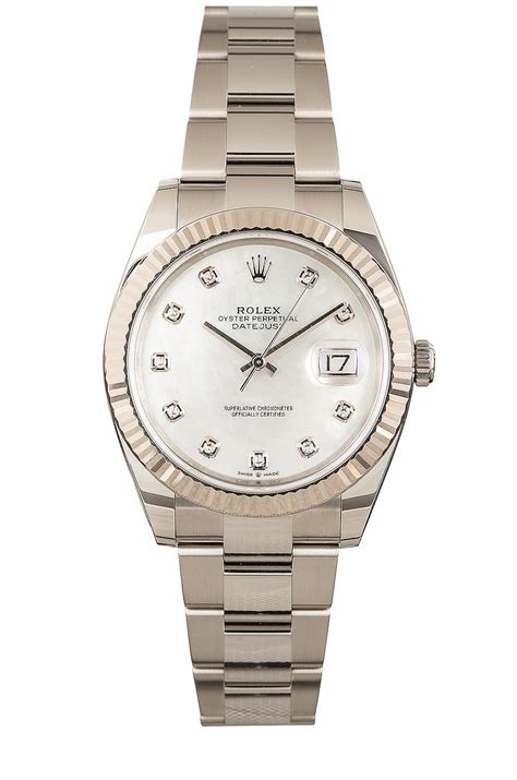 Bob's Watches Rolex Datejust 41 in Stainless Steel Diamond Dial | REVOLVE