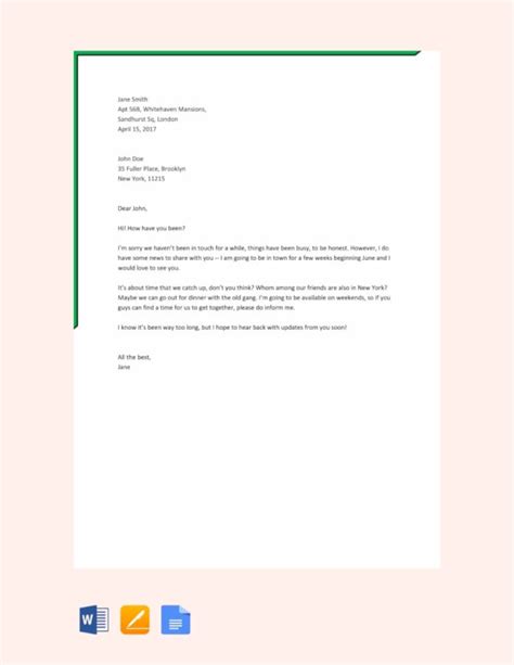 49+ Friendly Letter Templates - PDF, DOC | Free & Premium Templates