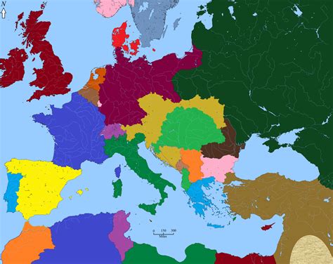 Europe Map With Provinces