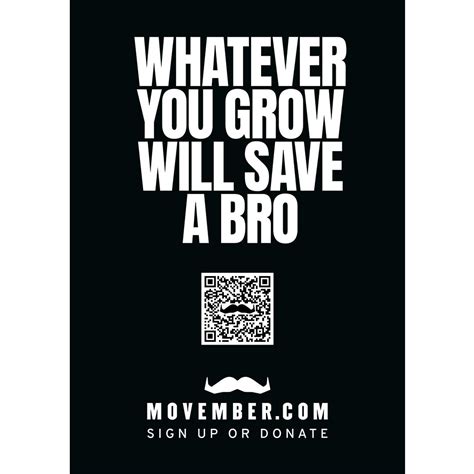 Movember free posters for you to download and print - Movember