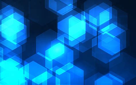 Blue Hexagon Wallpaper - WallpaperSafari