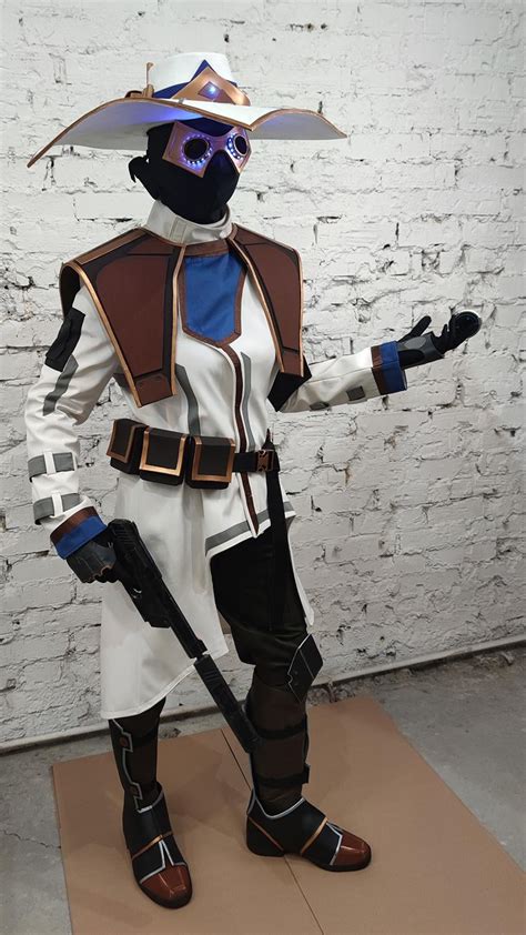 [self] Custom made cosplay costume Cypher from Valorant. Includes mask and hat with leds, jacket ...