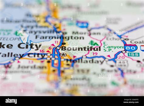 Bountiful map hi-res stock photography and images - Alamy